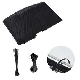 Pack of 2 Safety Net Stair Safety Net Baby Protective Net Balcony Net Child Protection with Plastic Strips Tie for Balcony and Stair Railing 30 x 7.7 cm