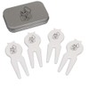 Azeeda 'Christmas Cat in Gift Box' Golf Divot Tool/Repair Fork