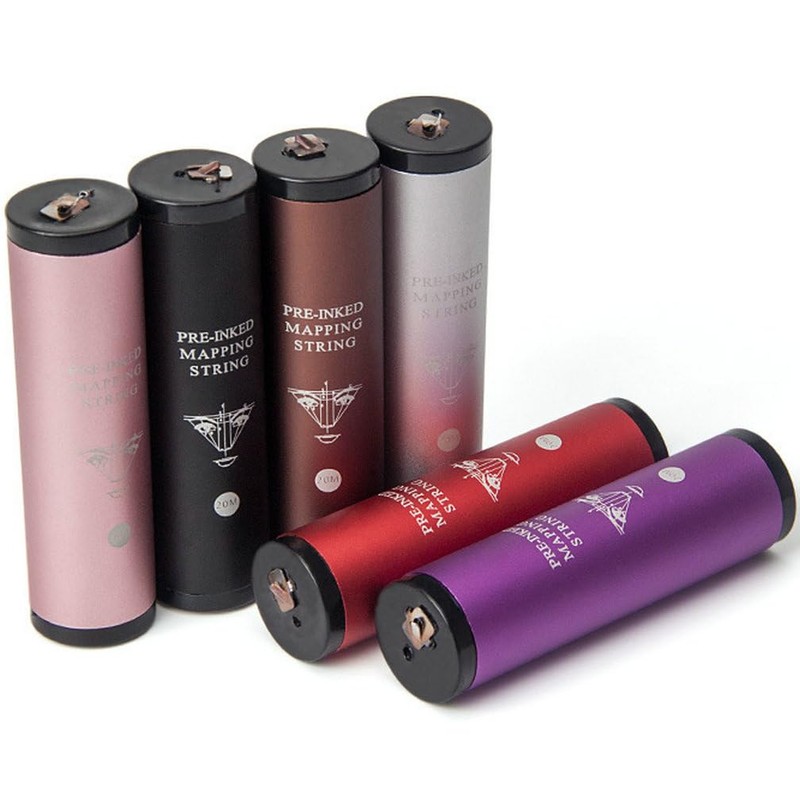 HOTWE White Pre Inked Mapping String, 20M Eyebrow Line, Brow