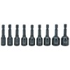 Warrior 65806 Quick Release SAE Magnetic Nutsetter Set, 9 Piece