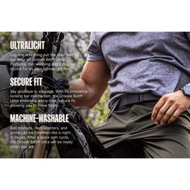 Groove Belt Ultra - Deep Stone/Black - Belt Size: 41" - 50" - XL