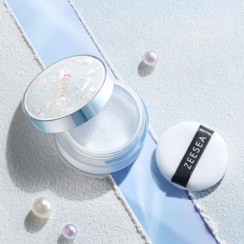 ZEESEA Featherlight Loose Powder, Increases Transparency, Reduces Glare, Waterproof, Prevents
