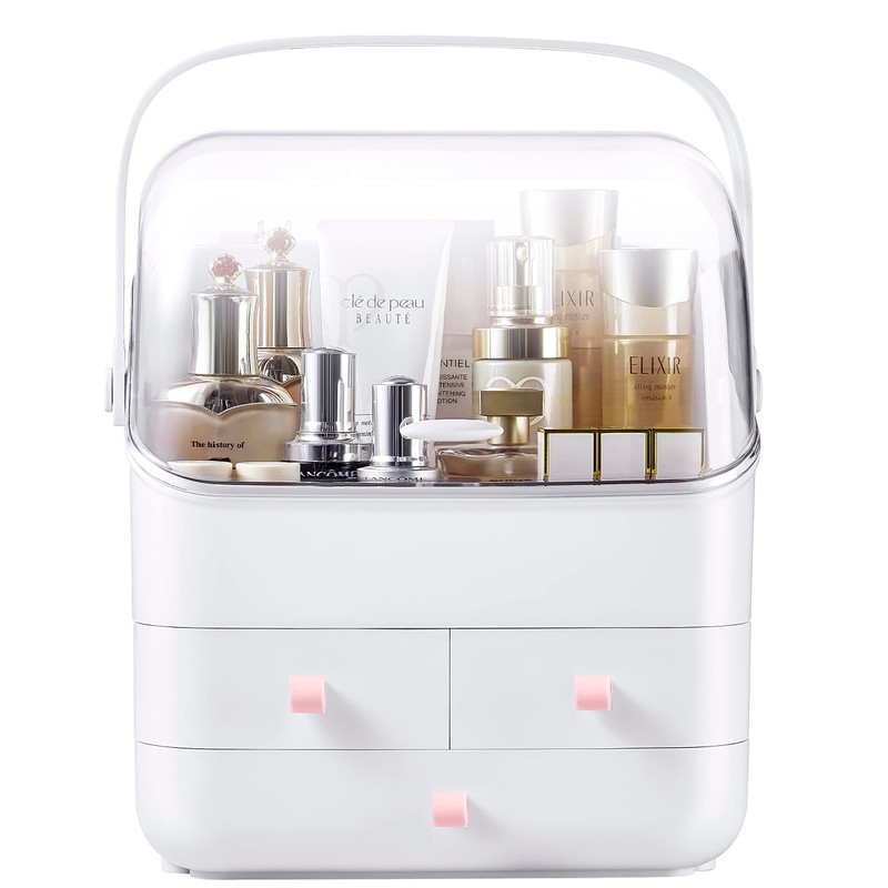 Large Makeup Organizer w Drawers Beauty Organizer Makeup Box Holder