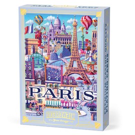 Boardwalk Puzzles Premium Featherlight Unique Playing Cards, Fun Themed Deck for Home and Travel | Paris