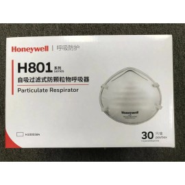 HONEYWELL 30PCS Honeywell H801 KN95 Particulate Respirator N95 Face Mask Disposable