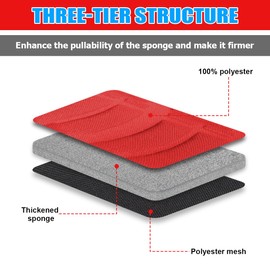 TSUGAMI 2PCS Car Seat Covers for Front Seats, Breathable Waterproof Polyester Auto Seat Protectors, Universal Vehicle Split Cushion Cover, Driver Interior Accessories for Car, Truck, SUV (Red)