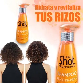 Shampoo Rizos Definidos Sin Sal Con Aceite De Coco Para Cabello Rizado y Ondulado                                                                     
