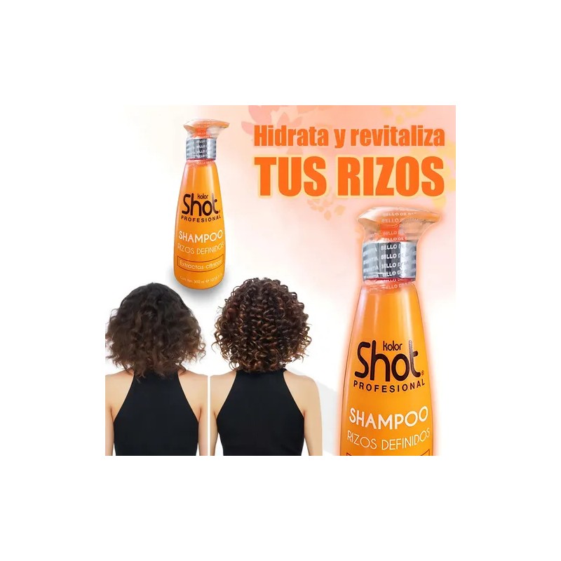 Shampoo Rizos Definidos Sin Sal Con Aceite De Coco Para
