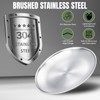 Jinei 24 Pcs 304 Stainless Steel Dinner Set Include 12