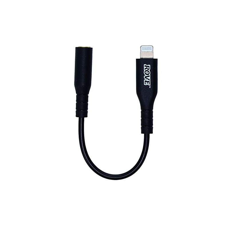 Rove RV069121 3-Inch Lightning(R) to 3.5MM Female Adapter Apple-Compatible Short