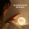 Cartoon Duck Night Light USB Rechargeable Silicone Pat Night Light