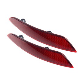 GAOHOU® 1 Pair Replacement Rear Bumper Reflector Lamp Red Left and Right Rear Bumper Reflector Light Compatible with VW Golf MK6 2009-2013