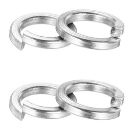 PATIKIL 50 Pcs Split Lock Washer, M10 Spring Lock Washer 304 Stainless Steel Lock Washers Assortment Kit for Screws Bolts, Silver