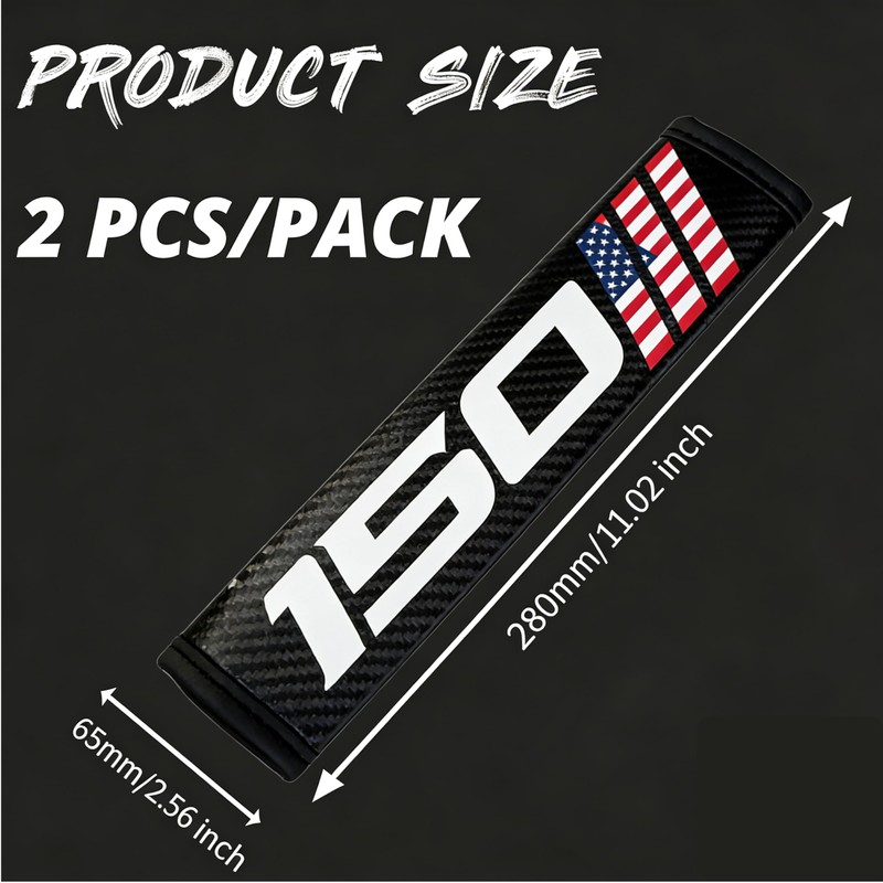 Prestrix Seat Belt Strap Cover Pad, F 150 American USA