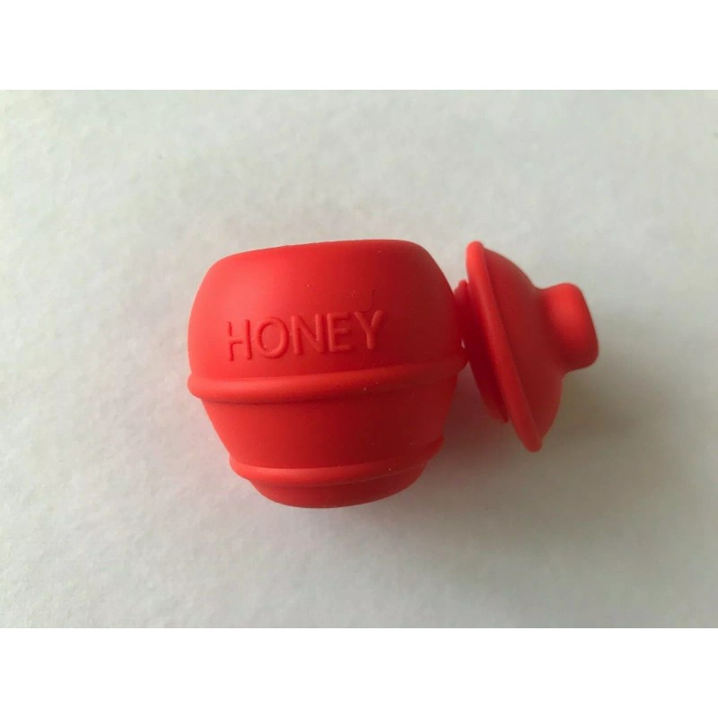 Redytek Red Silicone Honey Jar Non-Stick Silicone Honey Jar Seller