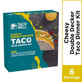 Taco Bell Cheesy Double Decker Taco Dinner Kit (13.86 oz Box)
