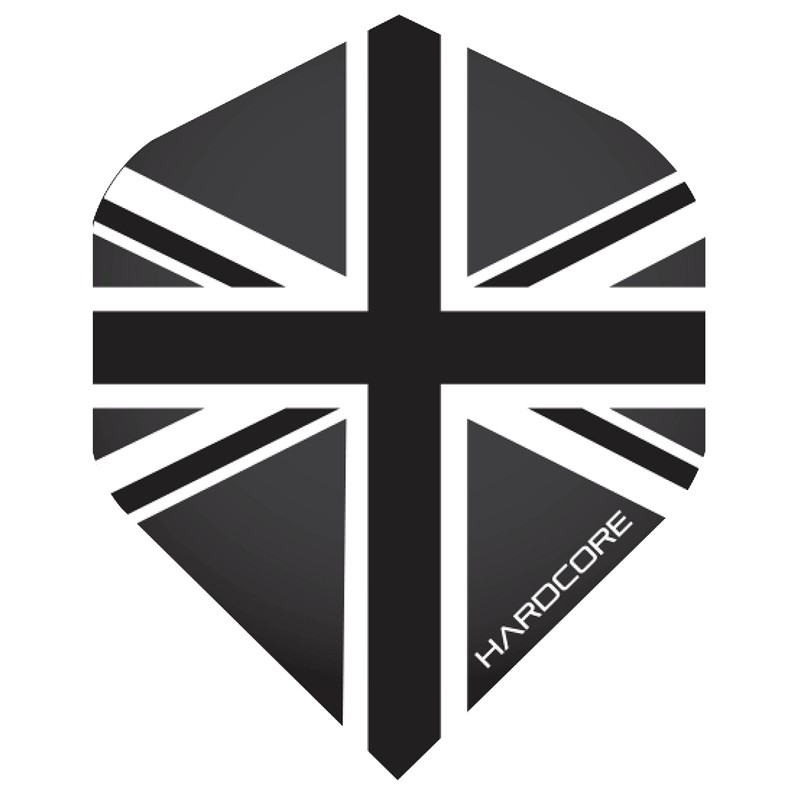 RED DRAGON Hardcore XT Black Union Jack Extra Thick Standard
