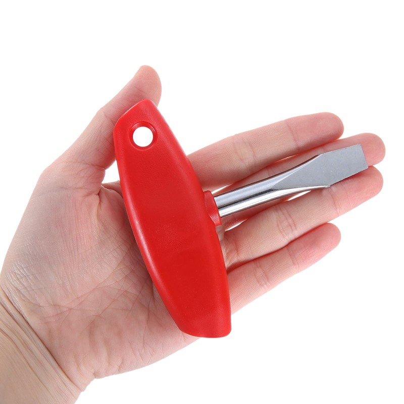 Sourcing Map T Handle 12mm Flat Head Screwdriver with Plastic