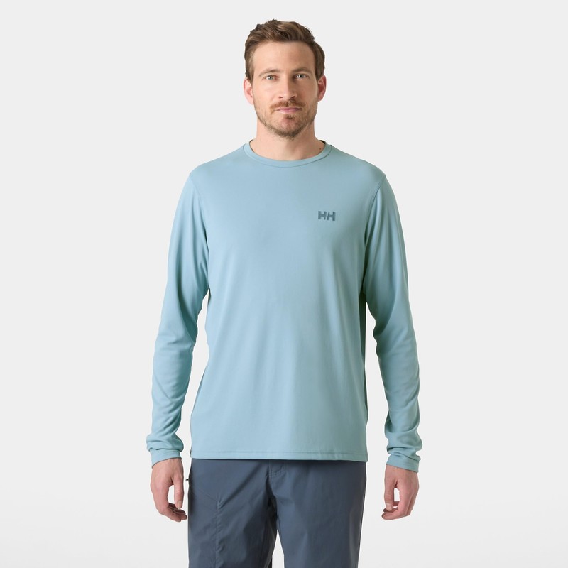 Helly Hansen Men's LIFA Active Solen LS, Windy Blue, XL