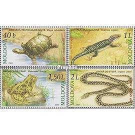 Prophila Collection Moldawien 524-527 (kompl.Ausg.) postfrisch ** MNH 2005 Reptilien und Amphibien (Briefmarken für Sammler) Amphibien/Reptilien/Saurier