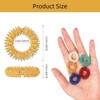 Steemjoey 12 PCS Fidget Rings Acupressure Rings Spiky Sensory Finger