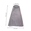 Rainproof Chiminea Stove Cover Dustproof Heater Cover for Outdoor Garden