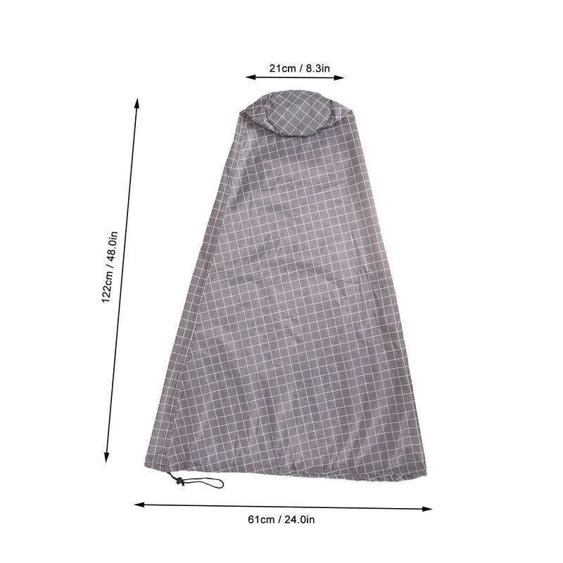 Rainproof Chiminea Stove Cover Dustproof Heater Cover for Outdoor Garden