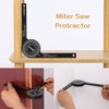 7-inch Miter Saws Protractor Rust Proof Aluminum Alloy Accurate Reading