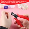 GOLD DEER Memory Wire Cutter, 3 Cutting Edges, Memory Wire