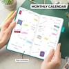 Clever Fox Pocket Planner Weekly – Undated Monthly Goal Planner