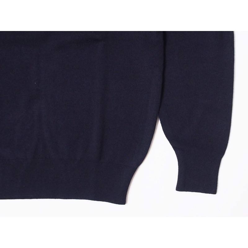 Wool blend sweater made in Japan unisex school students (L,