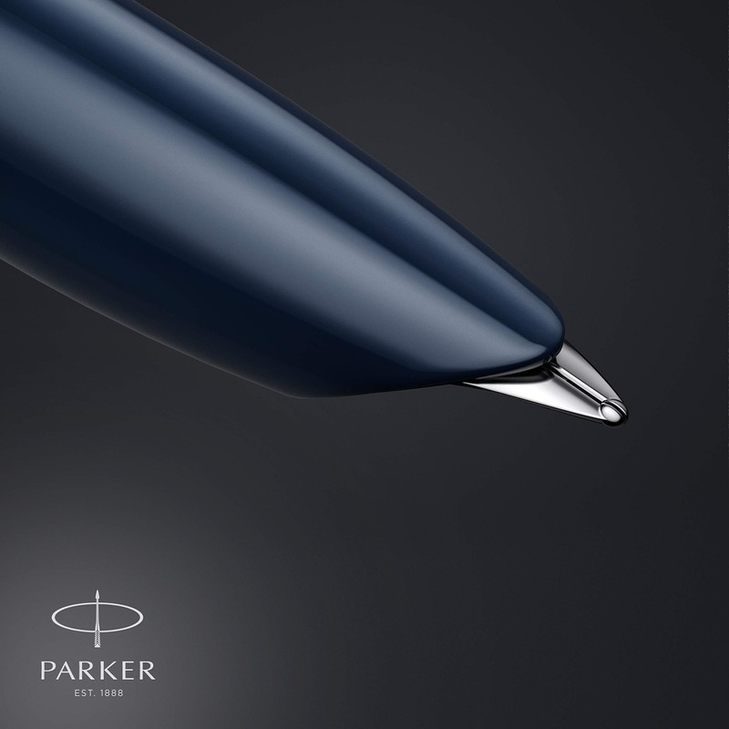 Parker 2123504 Fountain Pen, F, Fine Point, 51, Midnight Blue,