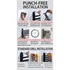 Swivel Towel Racks for Bathroom/Kitchen, Wall Mounted No Drill Heavy