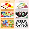 26 Inches Double-sided Foldable Kids Dart Board Set, Maomaoyu Velcro