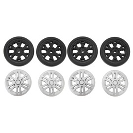 4 Pcs Suitcase Replacement Wheels Silent Rolling Universal Luggage Wheels for Trolley Suitcase