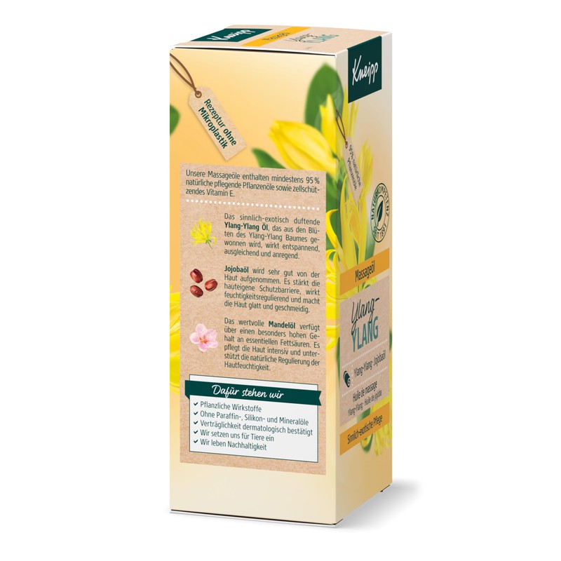 Kneipp Nourishing Massage Oil Ylang Ylang For Sensual Exotic Moments