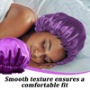 Satin Bonnet Night Sleep Cap, Pack of 2 Satin Bonnet,