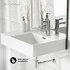 Swiss Madison SM-WS323 St. Tropez Wall Hung Sink with Right