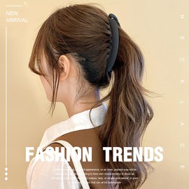 WKRTDY 4 Pack: Large Vintage Banana Hair Clips for Women and Girls with Thick Hair - Perfect for Ponytail and Other Hairstyles, Essential Beauty Accessory