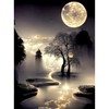 MXCFZX Diamond Painting Kit for Adults - Moonlight Landscape DIY