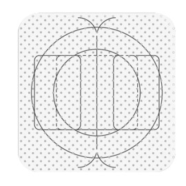 Strait-Flex STRAIT FLEX DRYWALL PATCH 8" X 8"  - 1 pack of 10 patches