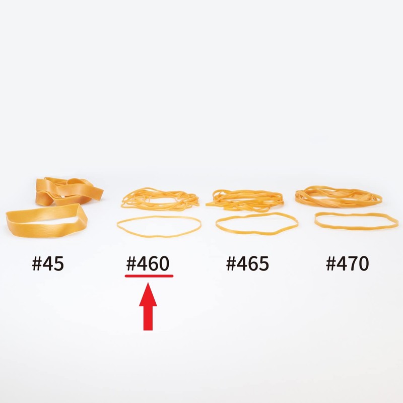 Rubber Band #460 < 17.6 oz (500 g) Transparent Bag