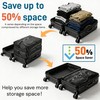 OrganiMax Vacuum Storage Bag Clothes – Foldable Breathable Compartment Bins,