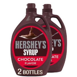 The Hershey Company HERSHEY'S Chocolate Syrup, 48 oz., 2 pk.