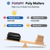 Fuxury 10X13" Poly Mailers 1200pcs,Waterproof Shipping Bags for Clothing,Strong Adhesive