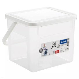 Rotho Washing Powder Storage Box with Lid (3 kg / 4.5 L, Transparent)