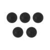 SG Store 5Pcs Solid Rubber Ball 6mm Black Round Solid