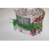20 PC 2.5" JELLY ROLL (Red Truck) CHRISTMAS 100% Cotton