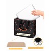 Creative Leopard Print Tote Bag Set, Large Capacity Waterproof Printed