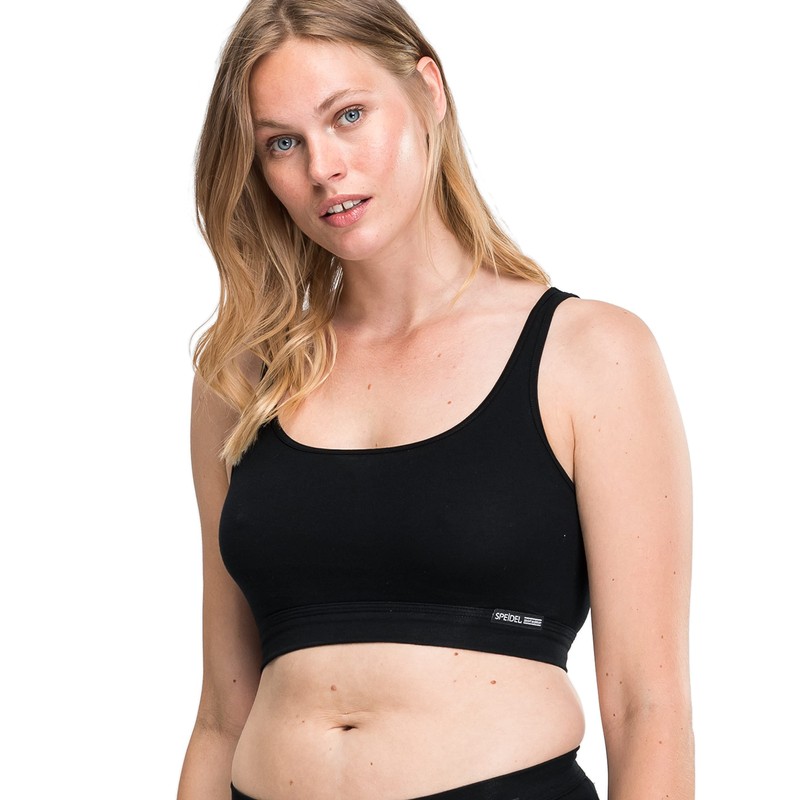 Speidel Organic Cotton 1602 Bralette Pack of 2, black